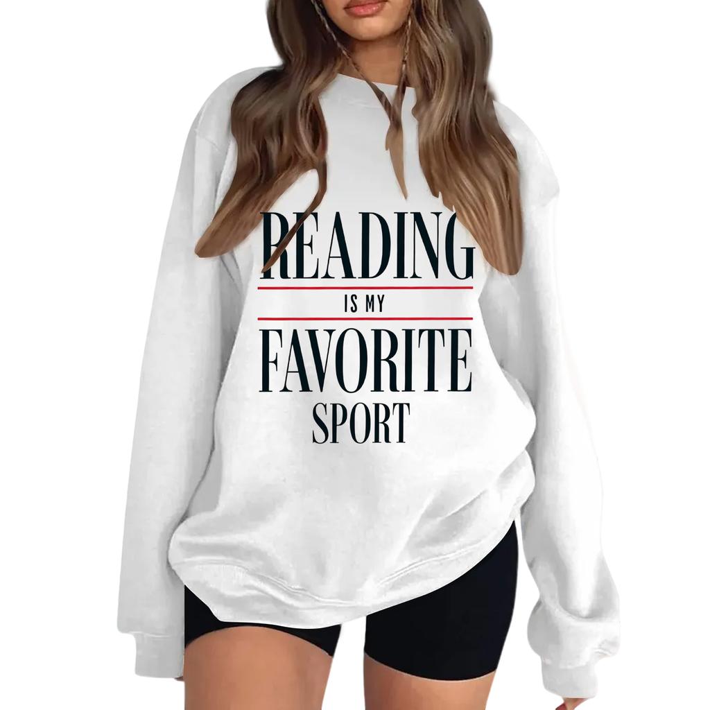 Damen Lesen ist mein Lieblingssport Sweatshirt