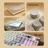 L98 Silent Wired Keyboard & Mouse Set - Stylish RGB Design for Girls, Office, and Gaming Use