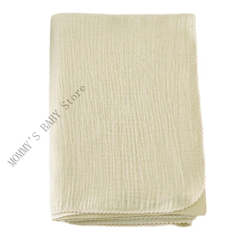 

H3CD Newborns Baby Swaddles Blanket Small Quilt 2-Layer for Kids Soft & Comfortable світло-зелений колір