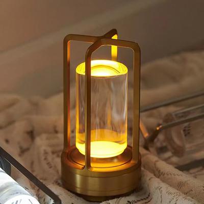 LED Table Light USB Charging Atmosphere Desk Lamp Dimming Touch Switch Decorative Lighting for Gift Bar Party Camping Decoration