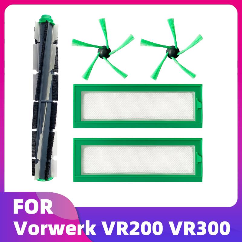 Vorwerk Kobold VR200 VR300 Elektrikli Süpürge Uyumlu Yedek Kit Yedek Ana Rulo Fırça Döner Fırça Hepa Filtre Paketi
