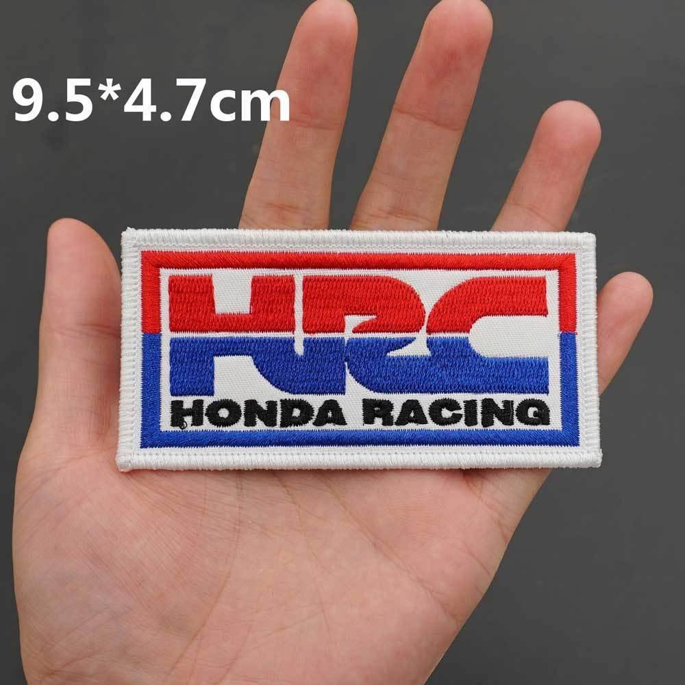 Honda Motorcycle Logo Embroidered Cloth Sticker Clothing Hole Patch Decal For Honda HRC CBR CB400 CB650 CBR25ORR CRF SH3O0 NC75O