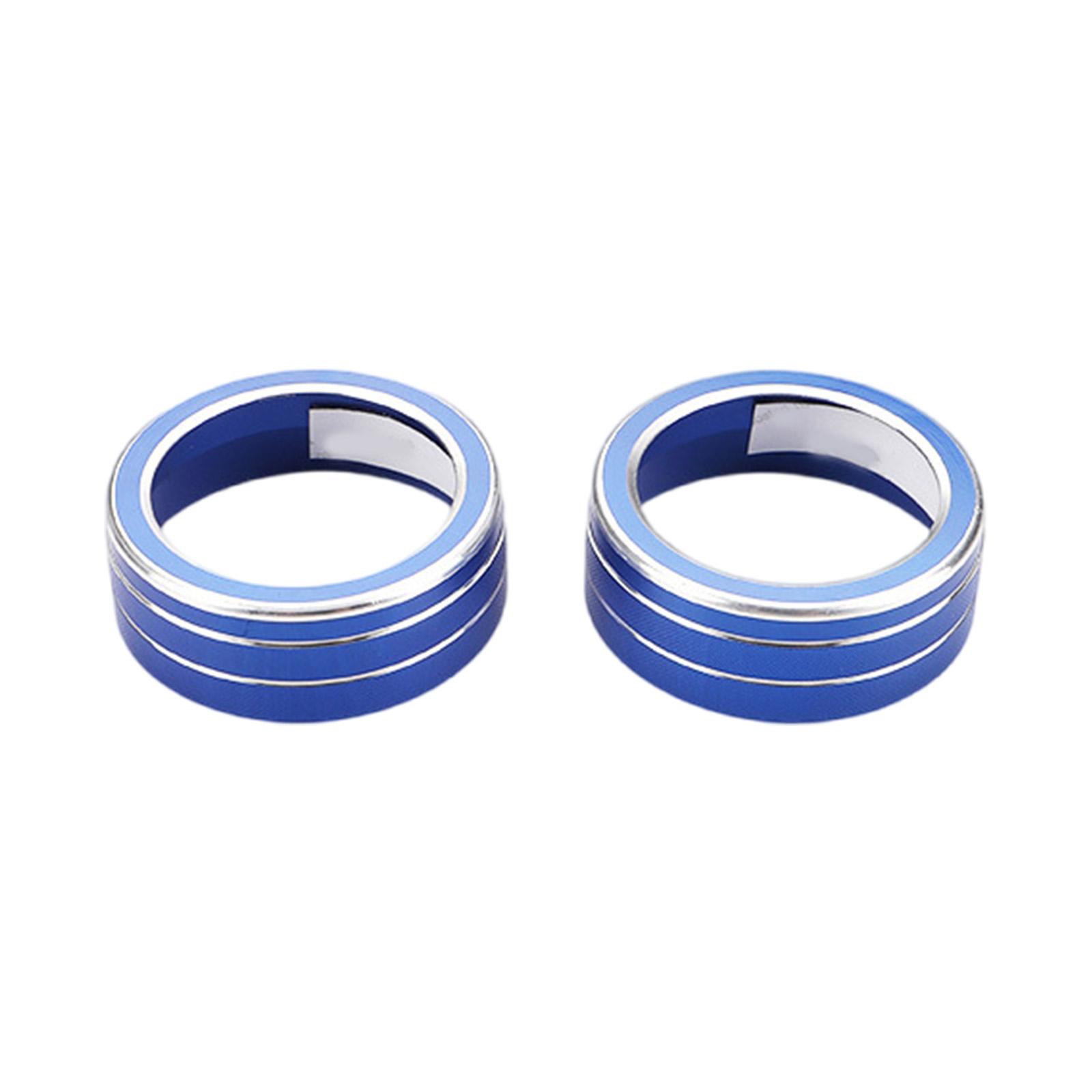 

Aluminum Air Conditioner Knob Trim Air Conditioning Key Trim Air Conditioning Knob Covers Interior Decoration for Car