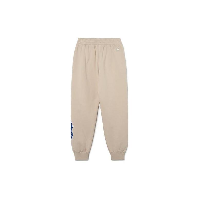 New MLB Knitted Sweatpants Unisex Light Beige 3APTM0831-43BGL