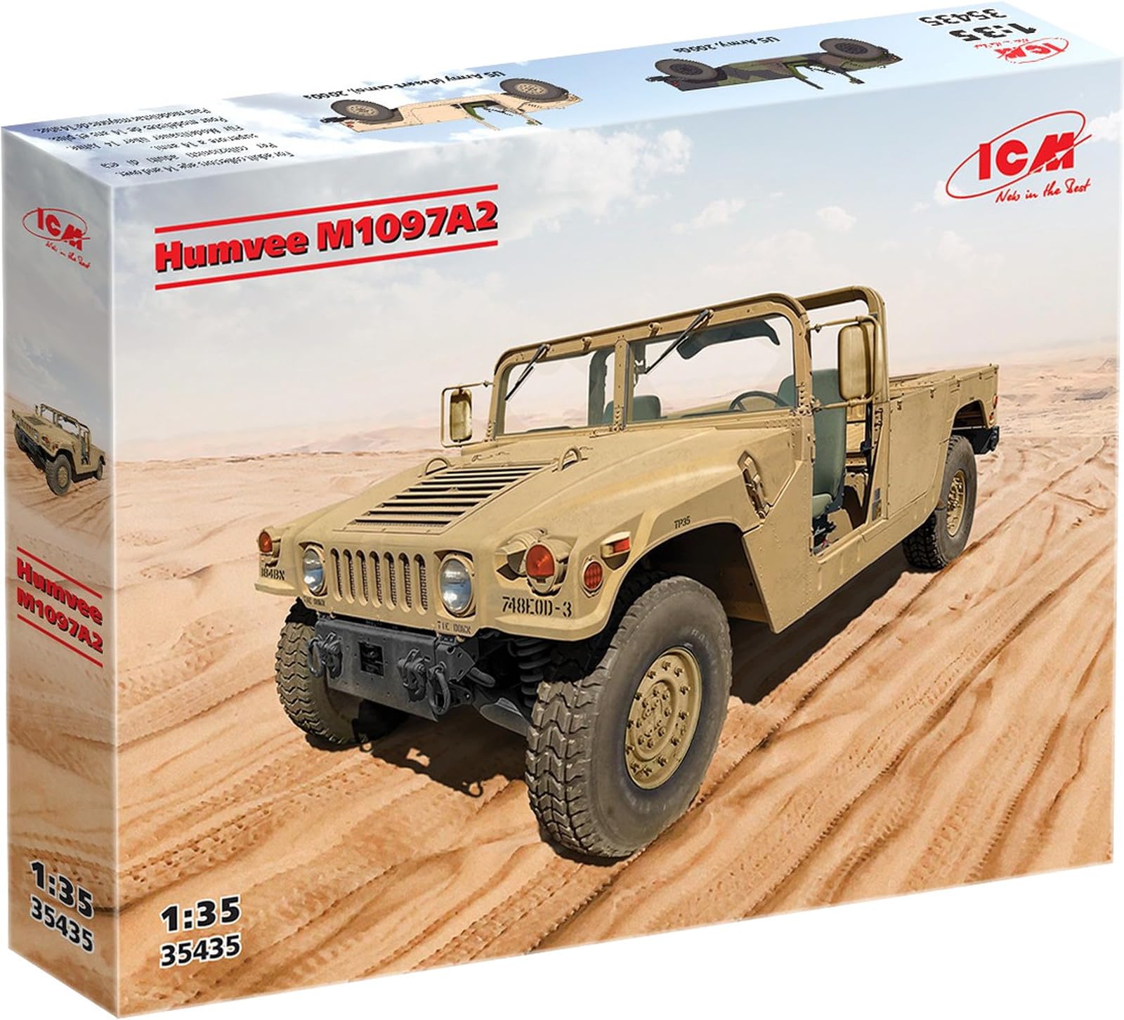 

ICM American M1097A2 Humvee Plastic Model 35435 1/35 (Military Vehicle)