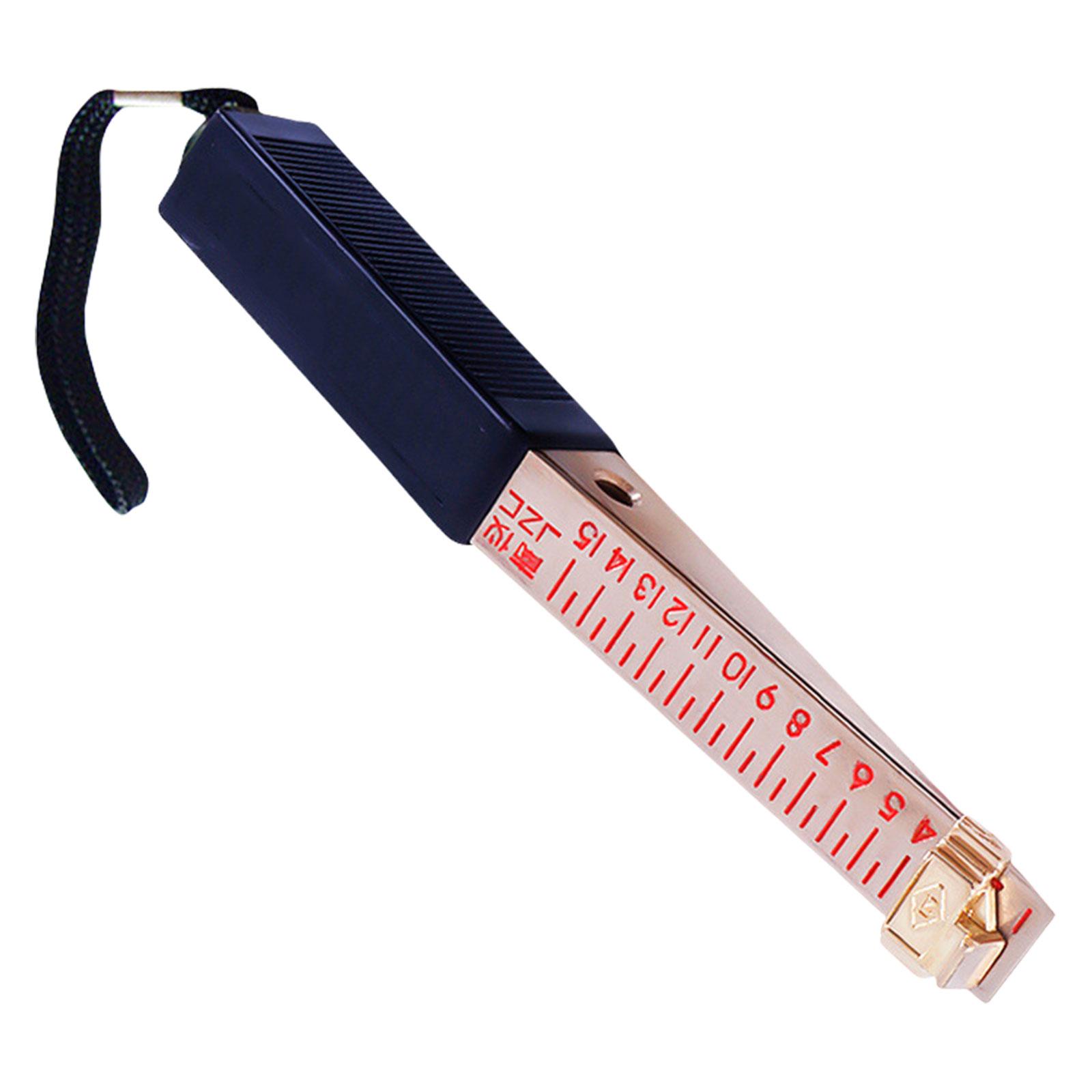 Wedge Shaped Vernier Feeler Gauge Feeler Gauge 1-15mm High Precisions Inspection Flatness Tool Measurement Gauge 1