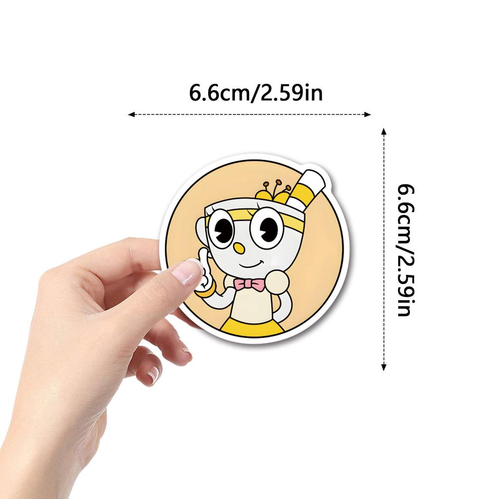 50 New Dandys World Graffiti Stickers Decorate Suitcase Mobile Phone Cartoon Stickers