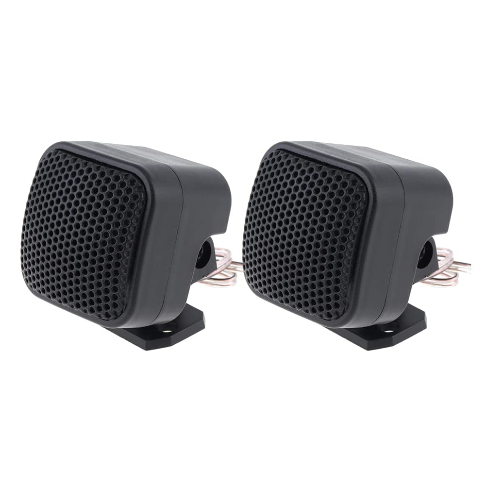 Oikabio 2 kusy 500W Mini vysoce účinný výškový reproduktor do auta pro audio systém do auta, Horn Audio, hudební stereo reproduktor
