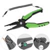 Aluminium Alloy Green Lightweight Fishing Clamp Anti Lost Rope Fish Grip Control Tackle Equipment Accessory with