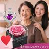 [Willuck] Women's Popular Sterling Silver 925 Necklace with Preserved Flowers - A Gift for Women - Eternal Flower Necklace - Pink Artificial Rose
