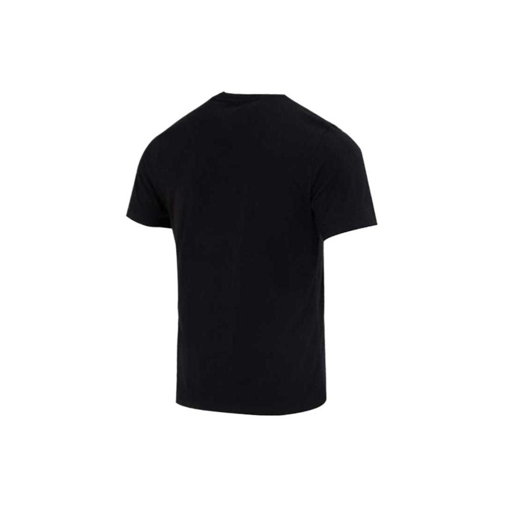 Adidas Comfortable Fashionable Soft Versatile Solid Color Short Sleeve T-Shirt Men Tops Black JZ9180