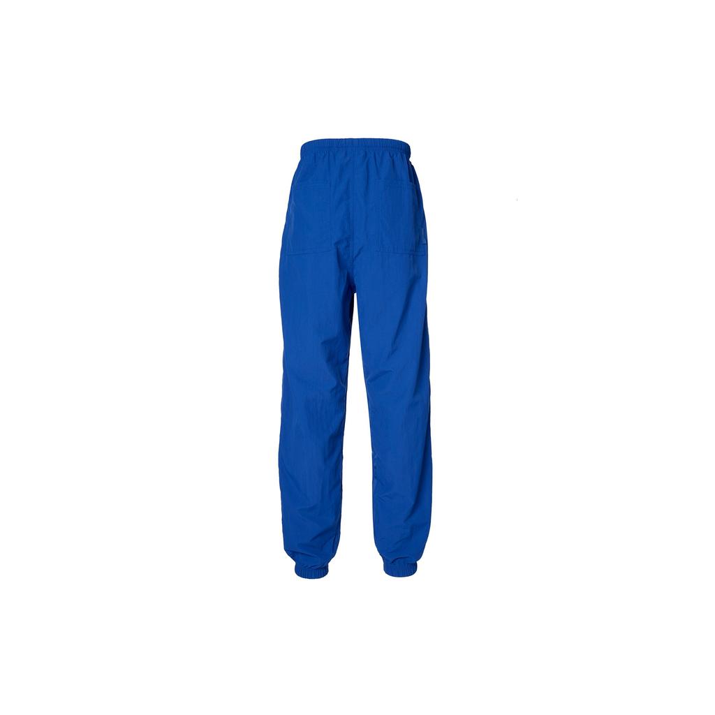 adidas Originals Trefoil Solid Stripe Logo Drawstring Joggers Men Bottoms Blue HM6497
