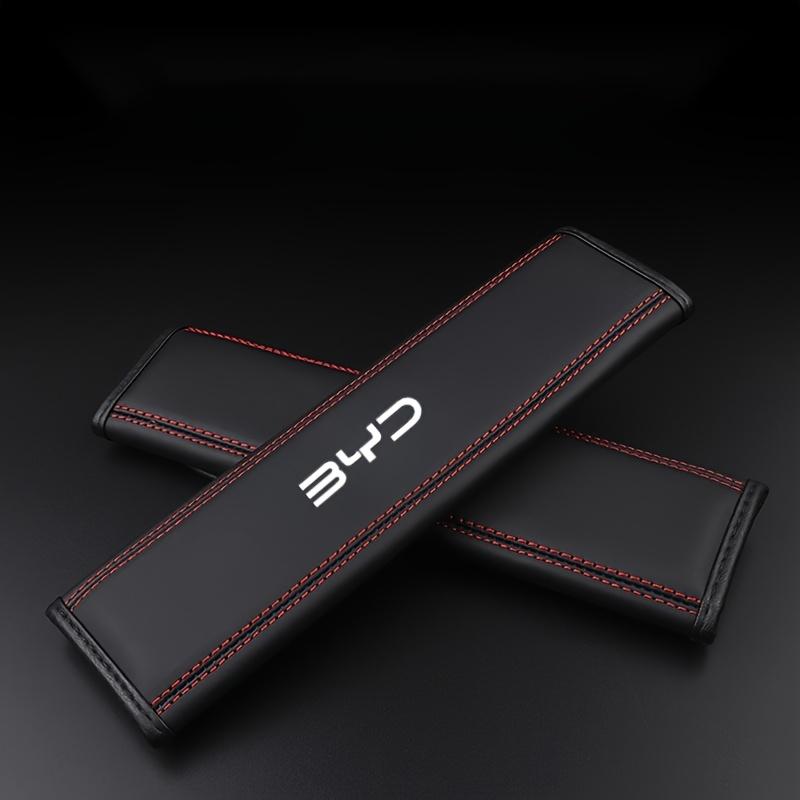 2Pc For BYD Tang F3 E6 Atto Yuan Plus Song Max G3 I3 Ea1 Dmi 2din Car Seat Belt Shoulder Protector Cover Safety Belt Padding Pad