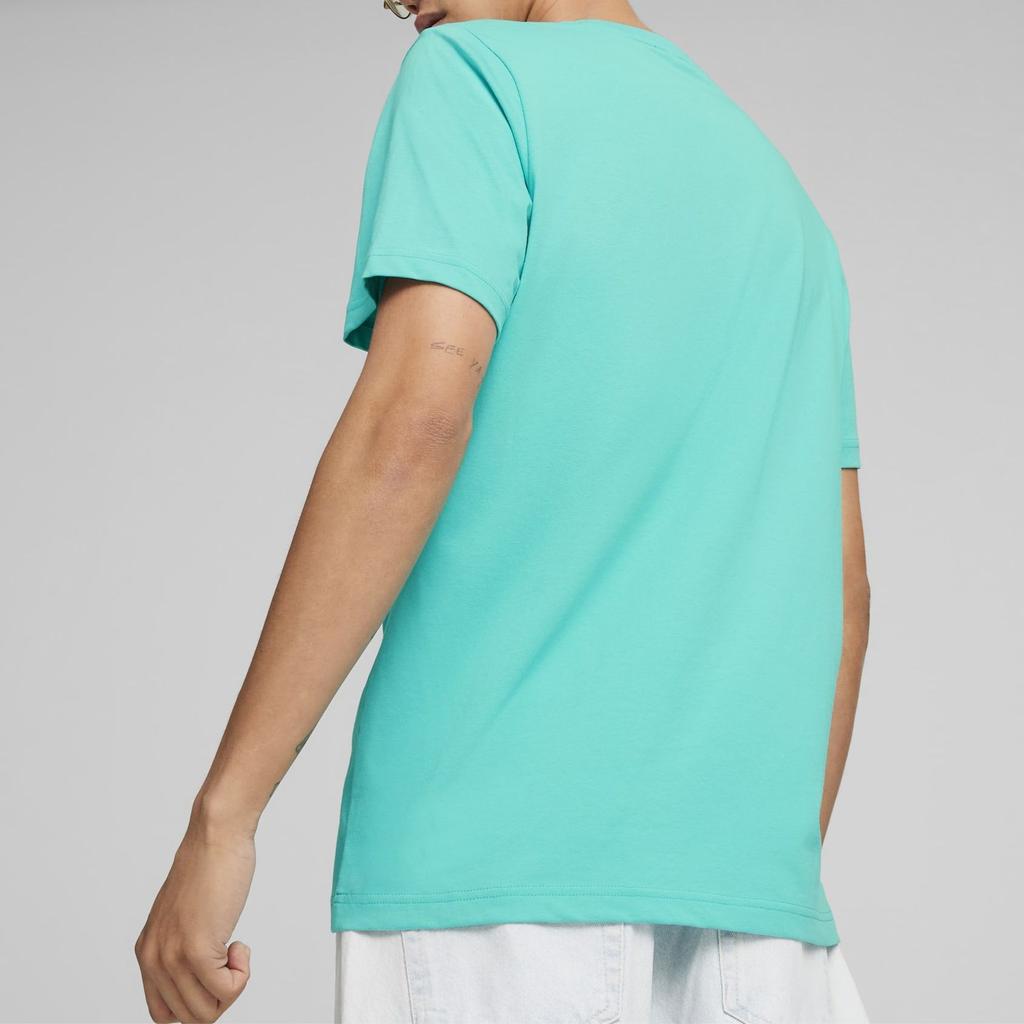 Puma Mercedes-AMG Petronas Logo Print Casual Crew Neck T-Shirt Men Tops Blue 623762-05