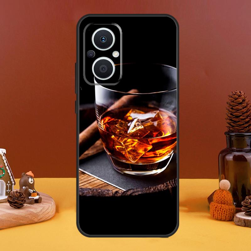 Cigar and Whiskey Case For OPPO Reno 8T 4Z 5Z 10 Pro 11 F 4 5 6 7 8 Lite OPPO Find X5 X6 Pro X2 X3 Lite Cover