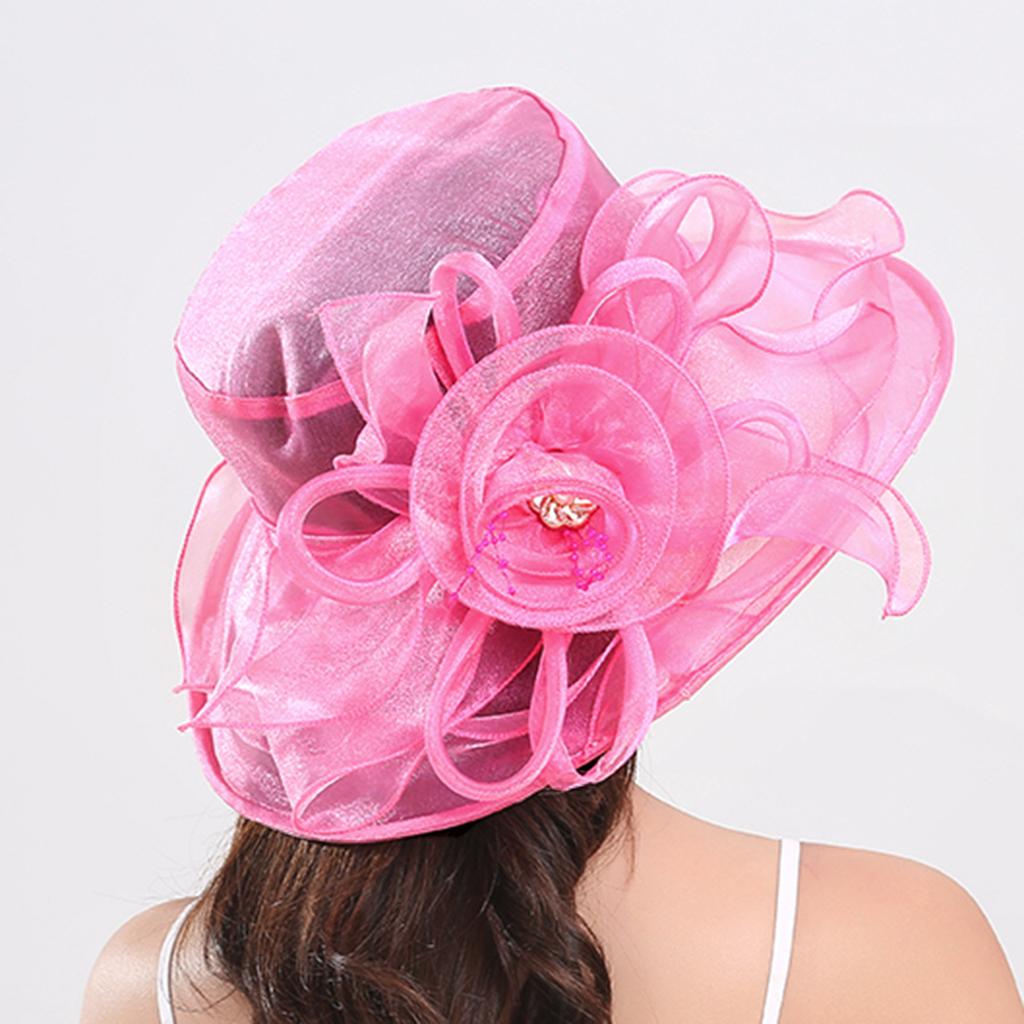 Gauze Hats, Spring and Summer Top Hats, Women's Flowers, Organza Mesh Hats, Sun Hats, Beach Hats, Sun Hats, Sun Hats