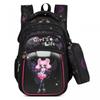 Kids School Backpack Set Grades 3-6 3D Hard Shell Lightweight Oxford Fabric With Reflective Safety Stripes