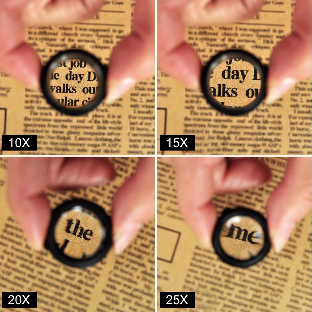 Huvudlupp Ny Huvudburen Förstoringsglas Dubbel Öga Smycken Klockreparation Förstoringsglas Lupp Glasögon Huvudband Förstoringsglas