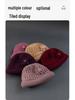 Women's Winter Scarf and Hat Set: Warm Knitted Velvet Thick Wool Accessories for Middle-Aged and Elderly Moms