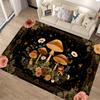 Tropical Red Flower Foliage Graphics Carpet,lounge,hallway,living Room,bedroom Bedside Rug, Welcome rug,Non Slip Rug,Present