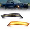2Pcs  Front Corner Side Marker Light Fender Light Turn Signal Light Reflector Light With LED For   2024+ Nissan Frontier