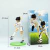 18-21cm Captain Tsubasa Anime Figure Ozora Tsubasa Action Figure Hyuuga Kojirou/Wakabayashi Genzou Figurine Collection Model Toy