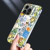 Zitronen Handyhülle Für Iphone 16E 15 Pro 14 Plus 17E 16 17 Pro Max Air 11 12 13 Mini Stoßfest Capa Niedliche Hülle TPU Klar