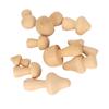 Mushroom Crafts Unfinished Various Shapes DIY Painting Ornament Wooden Mushroom Arts for Children Adult