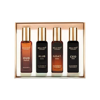 Perfume Gift Set for Men (4 X 20 Ml), Luxury Perfume Gift Set For Man,