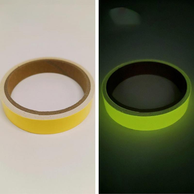 2 Stück Leuchtband für Fahrräder, selbstklebend, 3M/5M, leuchtende Sicherheitsaufkleber für Fahrradrahmen und Räder, für Nachtfahrten