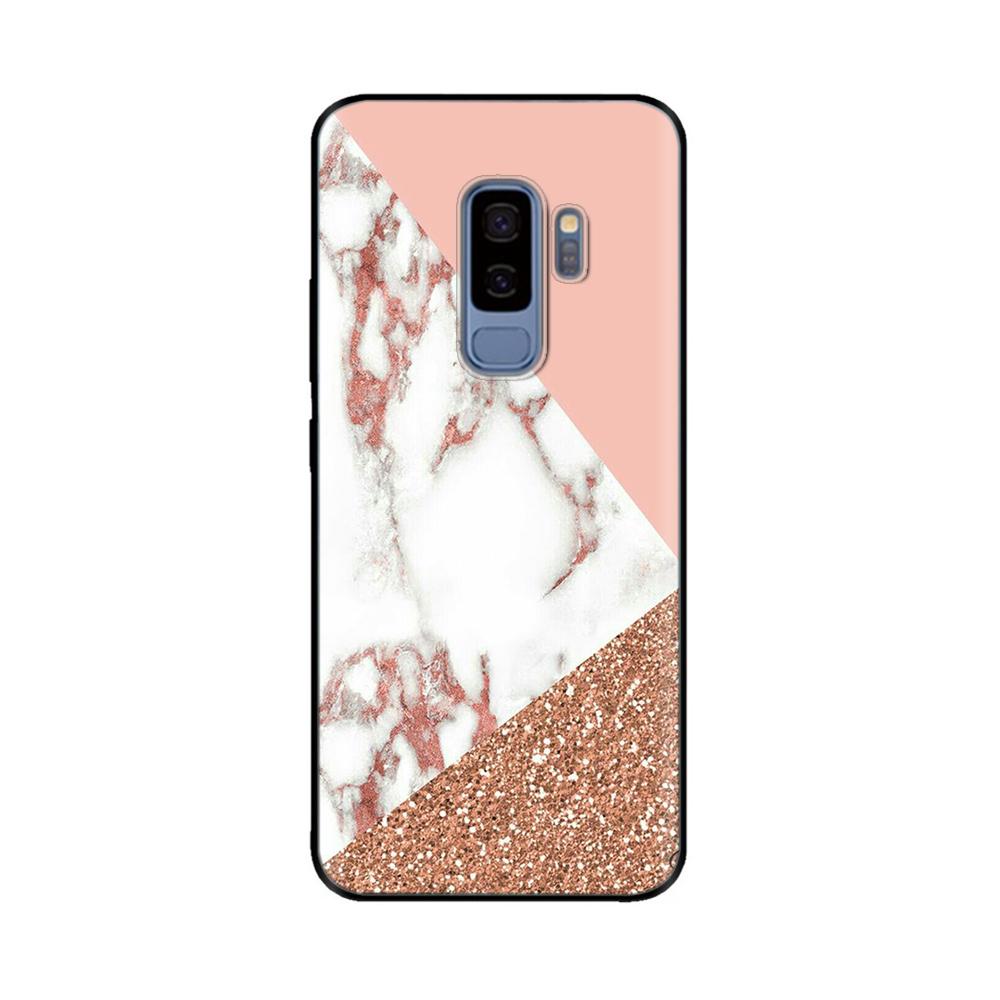 For Samsung Galaxy S9 Case Mobile Phone TPU Silicone Protective Cover for Samsung S9 Plus S9+ S 9 Back Cover Paintted Bumper