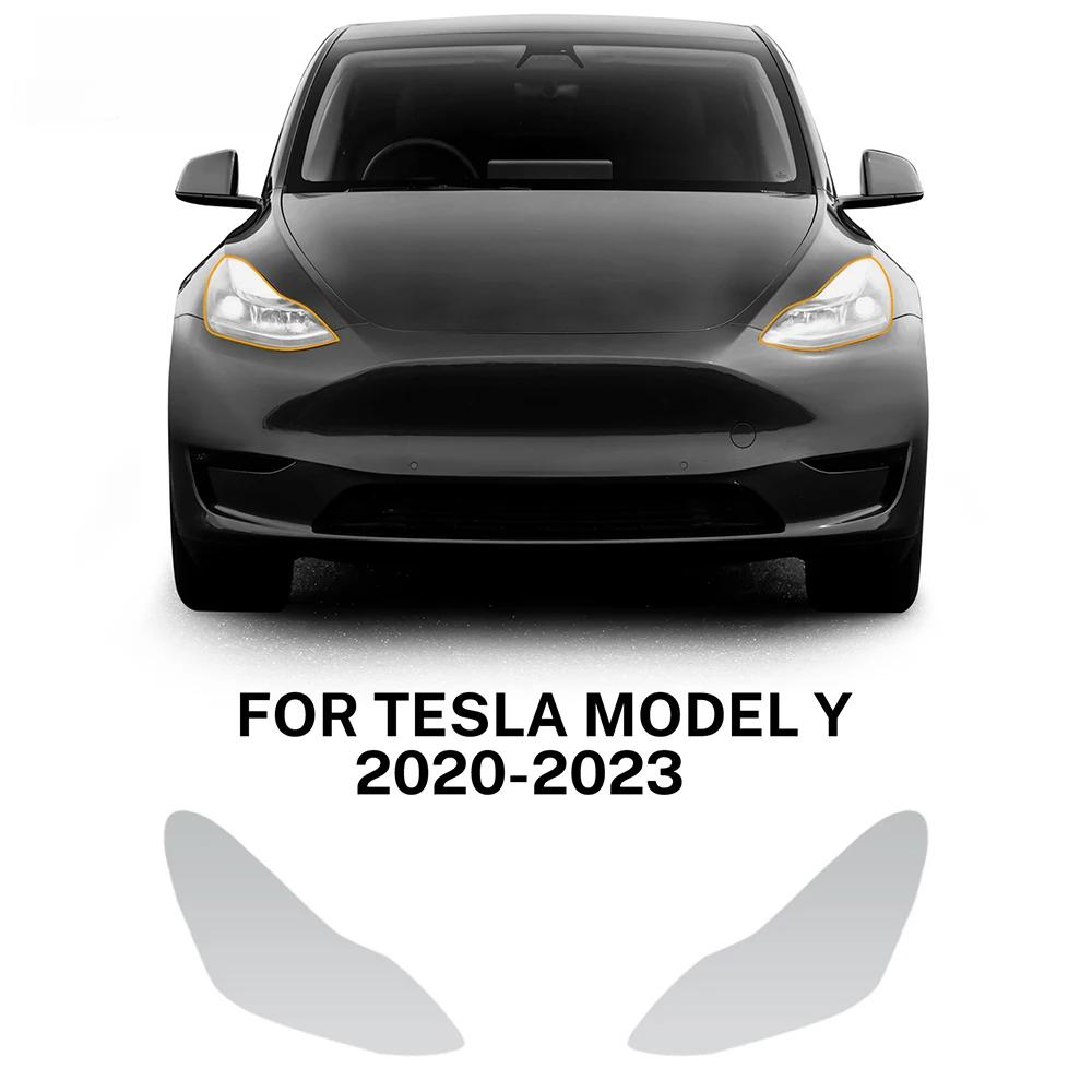 Pre-cut PPF Car Headlight Protective Film TPU for Tesla Model 3 Y X S - Rearview Mirror Transparent Scratch Resistant