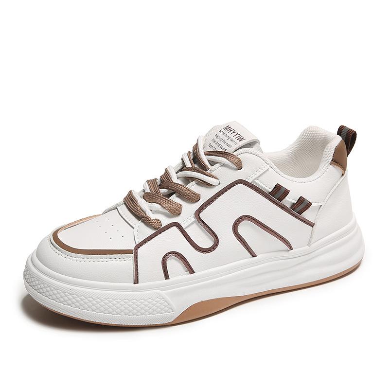 

Белые туфли летние женские новые осенние туфли на толстой подошве универсальные нескользящие повседневные женские спортивные туфли Tide 35 хаки