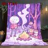 Adventure Time 2D Flat Pattern Flannel Blanket High Quality All Seasons Warmth and Comfort Perfect for Christmas Gifts.PMT0914442
