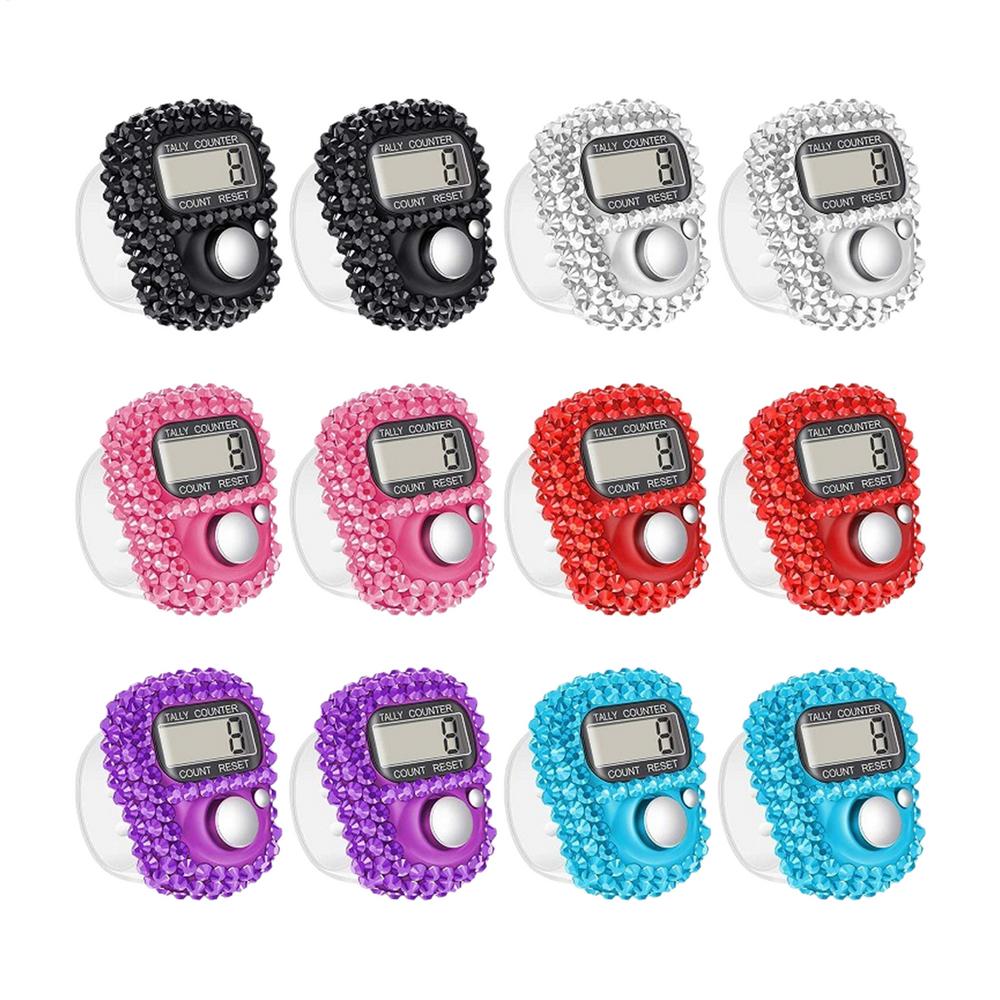 Electronic Finger Counter Manual LCD Digital Display Finger Counter Portable Pitch Counter  Hand Counter Clicker
