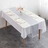 5pcs 30x275cm Satin Table Runner Wedding Decoration For Modern Birthday Party Hotel Show Banquet Luxury Design Nice Pattern