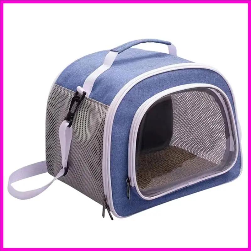 

57BE Parrots Handbags Breathable Outdoor Parrots Shoulder Bag for Camping синий