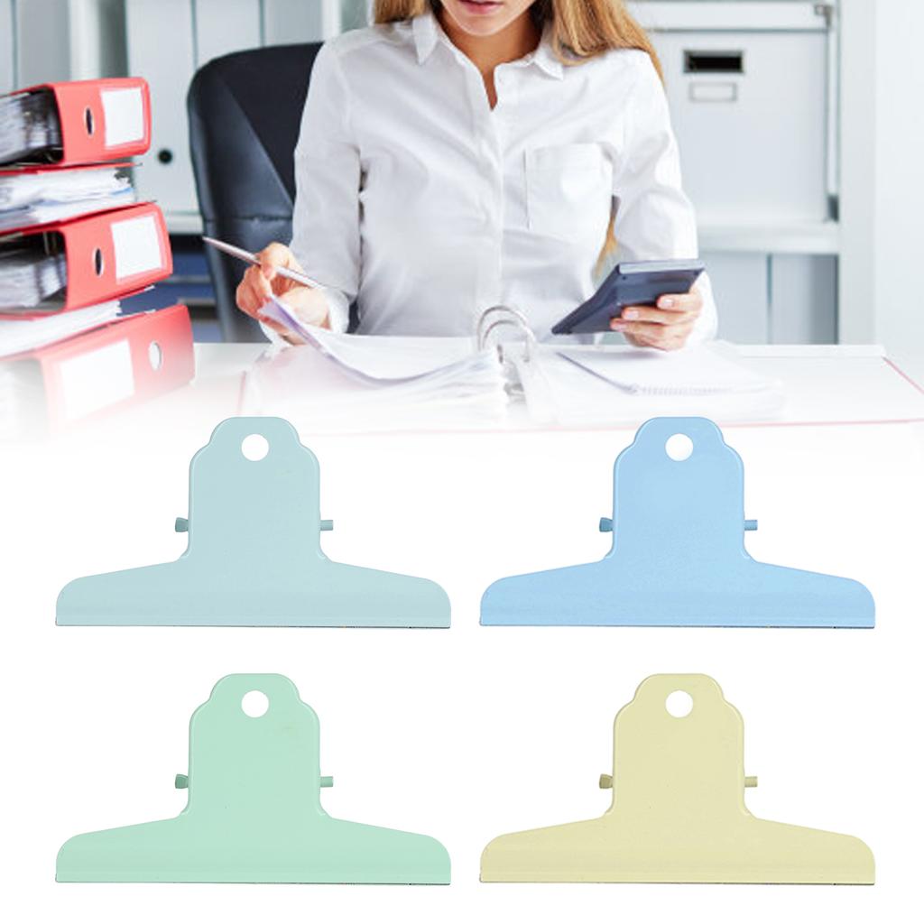 Büroklammern Tragbar Praktisch Kompakt Tragbar Bequemer Griff Stabile Klemmung