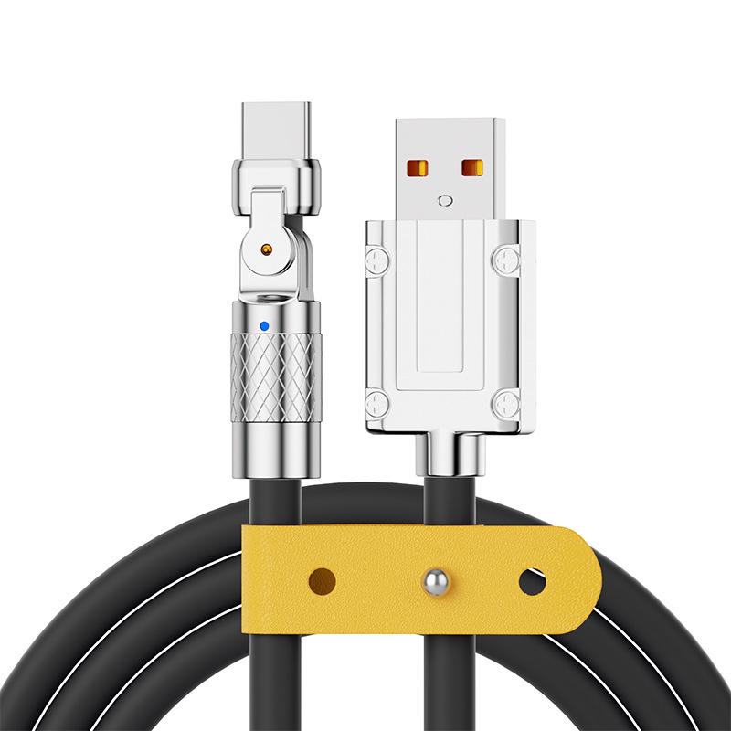 180° Rotating Magnetic Fast Charging Cable for Huawei & Apple