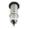 Musiclily Pro 1/4" to 6.35mm Mono Jack, Cylinder Type Direct Jack for Electric Guitar/Bass, Chrome