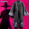 Kpop Demon Hunters Cosplay Costume Movie Saja Boys Clothes Print Cloak Tops Pants Set Stage Dress Up Kids Party Costume
