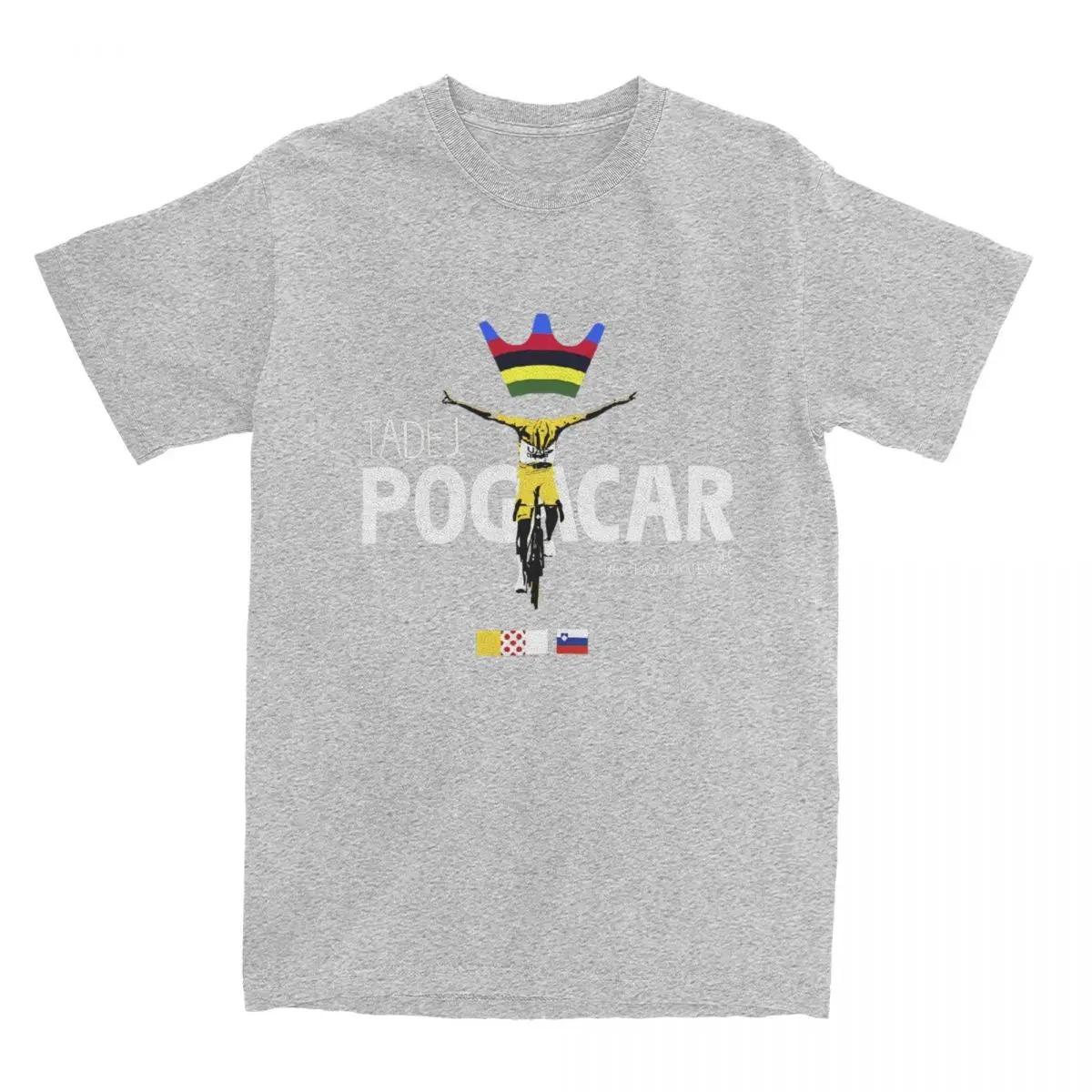 

Чоловічі футболки Tadej Pogacar Cycling Pogi Team Бавовняний одяг Літо 2026 Тур де Франс Жіночі з коротким рукавом Круглий виріз Футболки Топи XXL чорний