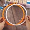 1PC Plastic Handy Cross Stitch Machine Embroidery Hoop Ring Bamboo Frame Embroidery Hoop Round Needlecraft Sewing Tools