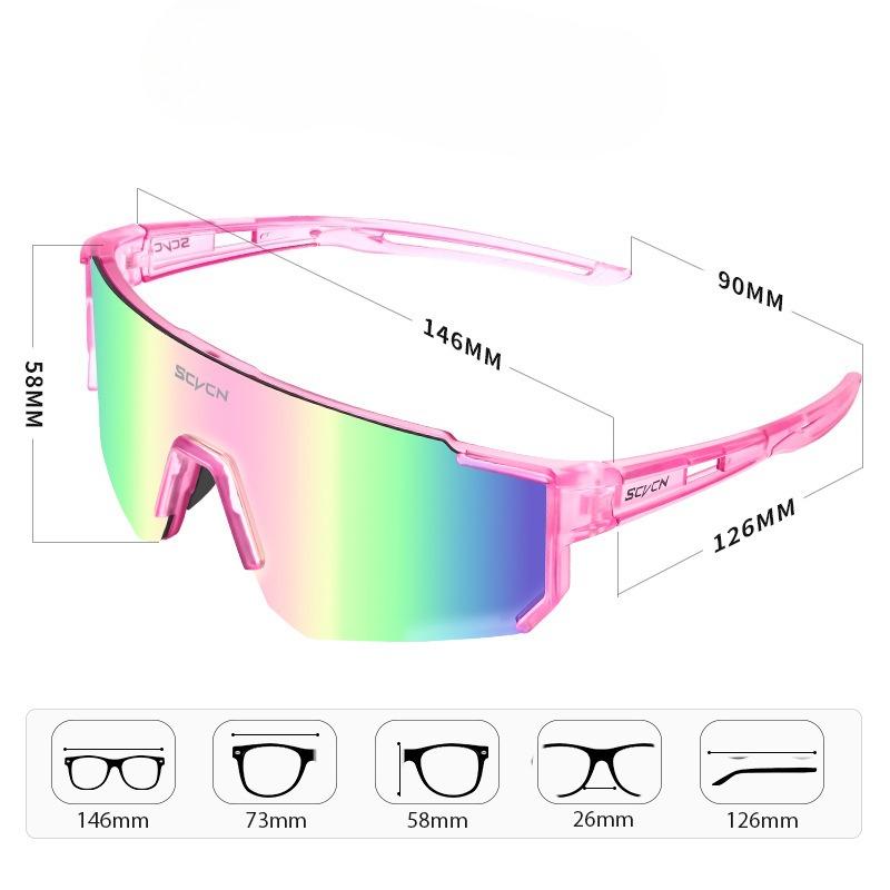 1pc New Cycling Glasses Bike Sunglasses Men UV400 Eyewear Outdoor Sports MTB Goggles Bicycle Women Riding Hiking Sunglasses