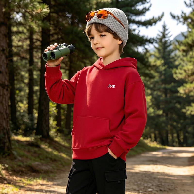 JEEP Kids' Hooded Casual Pullover Sweatshirt