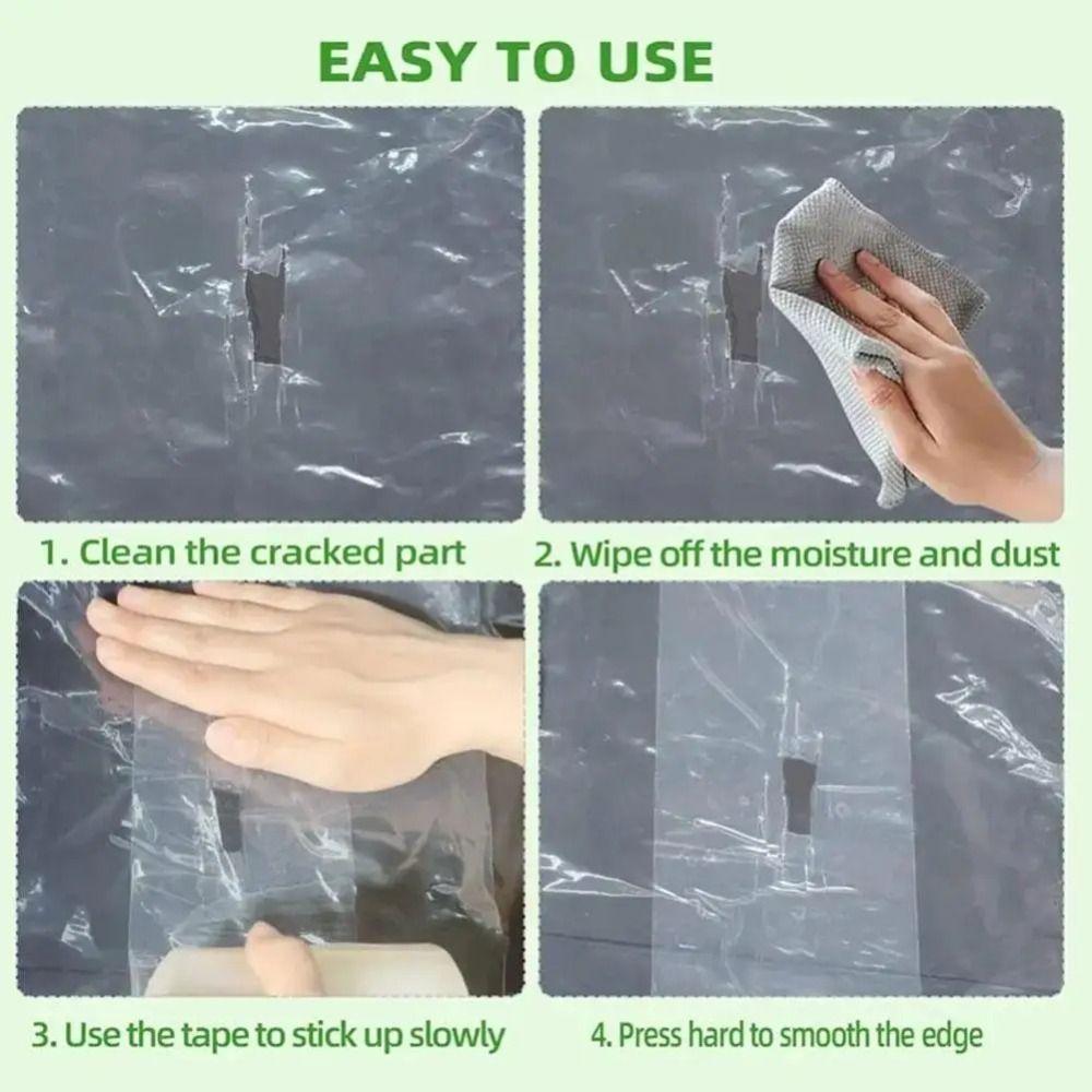Strong Adhesion Greenhouse Repair Patch Transparent Greenhouse Cover New Plastic Sheeting Tape