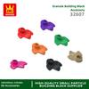 438Pcs/lot 32607 3 Leafs Plant Leaf 1x1 Round Constructing Block Moc Hue Accessories Works With Brick DO-IT-YOURSELF Children Toys