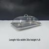 SMVP Stainless Steel Covered Rectangular Serving Tray