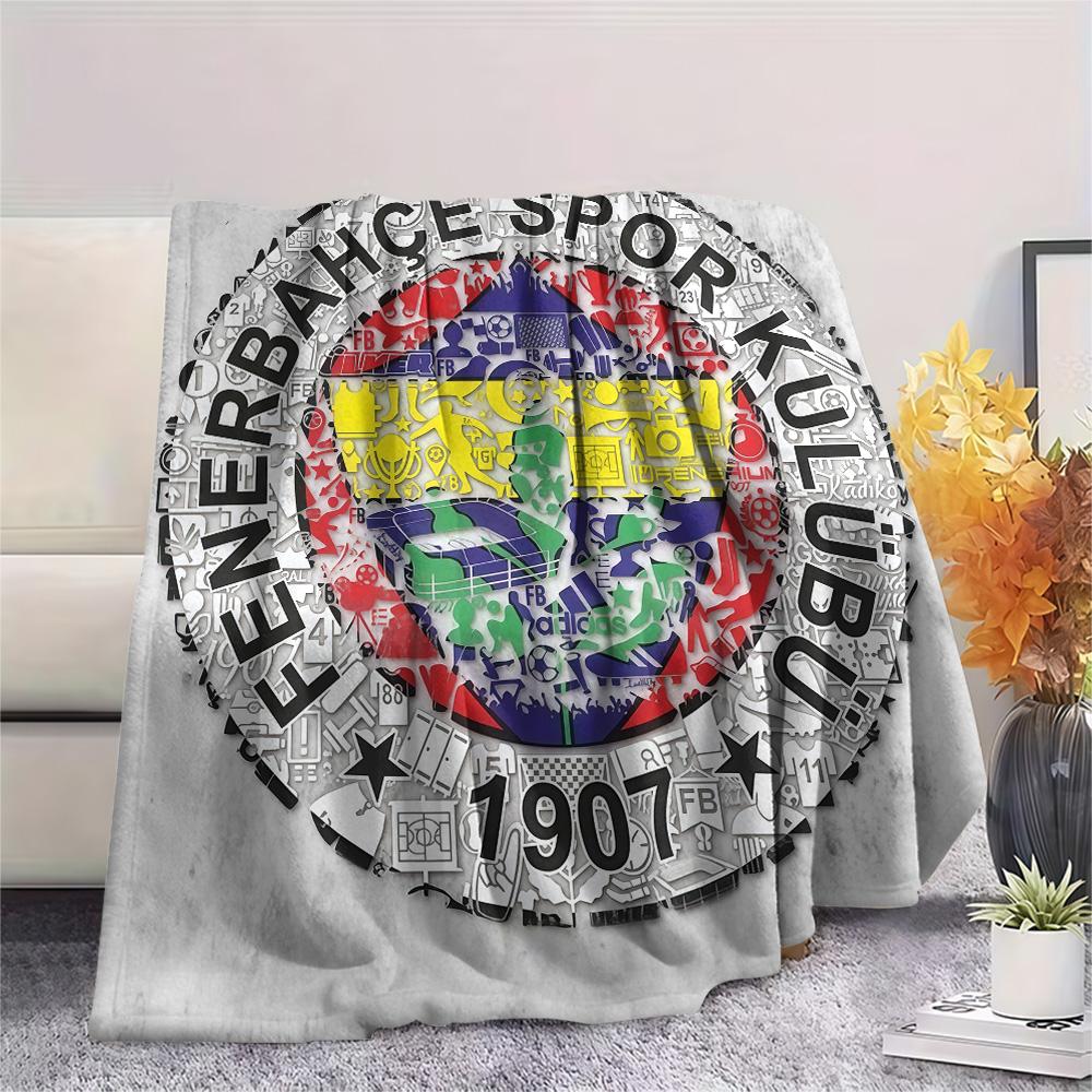 Fenerbahce2 Flannel Blanket, High quality Comfortable for All Seasons, Home Decor, Warmth and Comfort