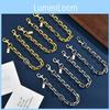 Gold Plated Metal Crossbody Bag Chain Accessory For Fashionable Women